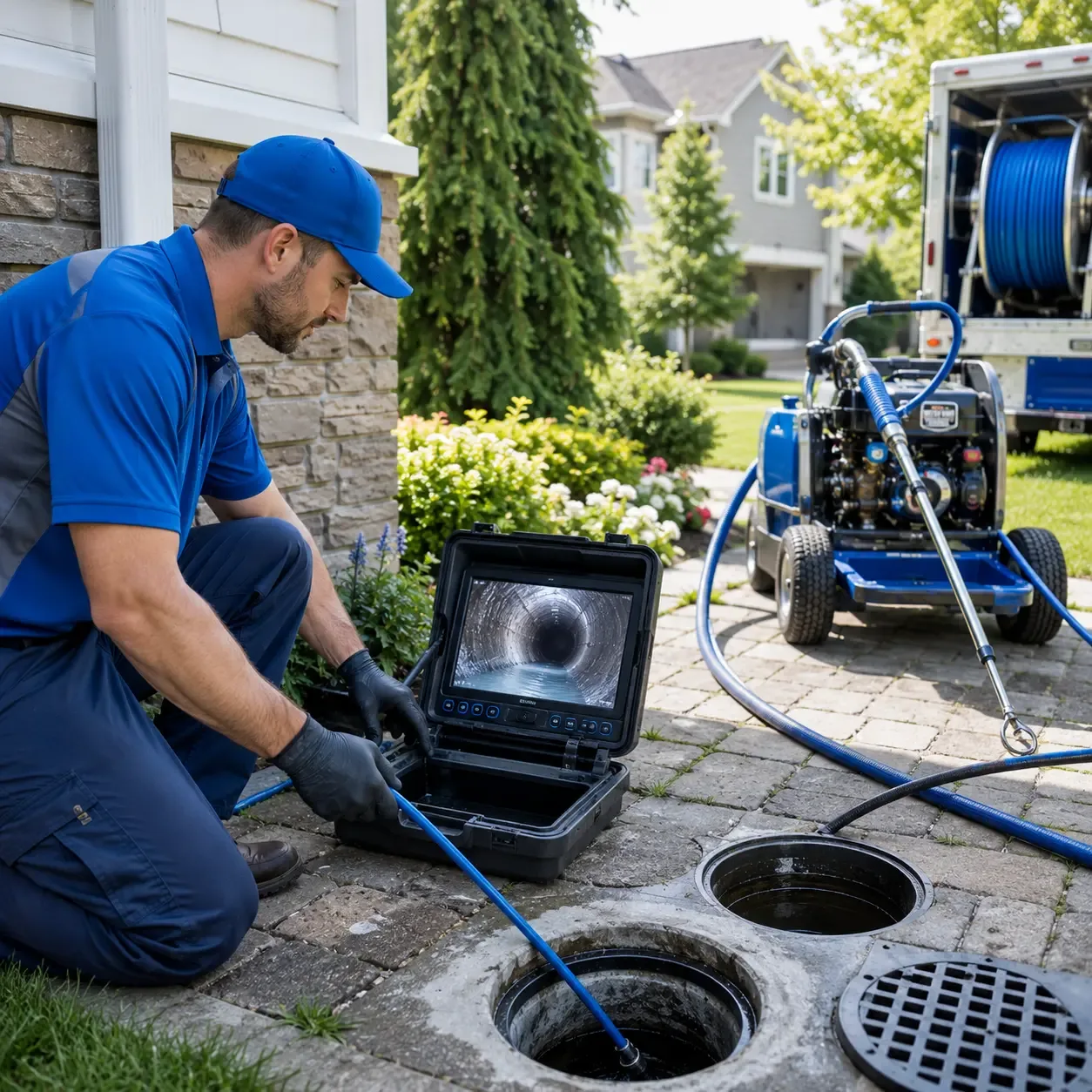 Outdoor drain cleaning professionals serving Parker, KS